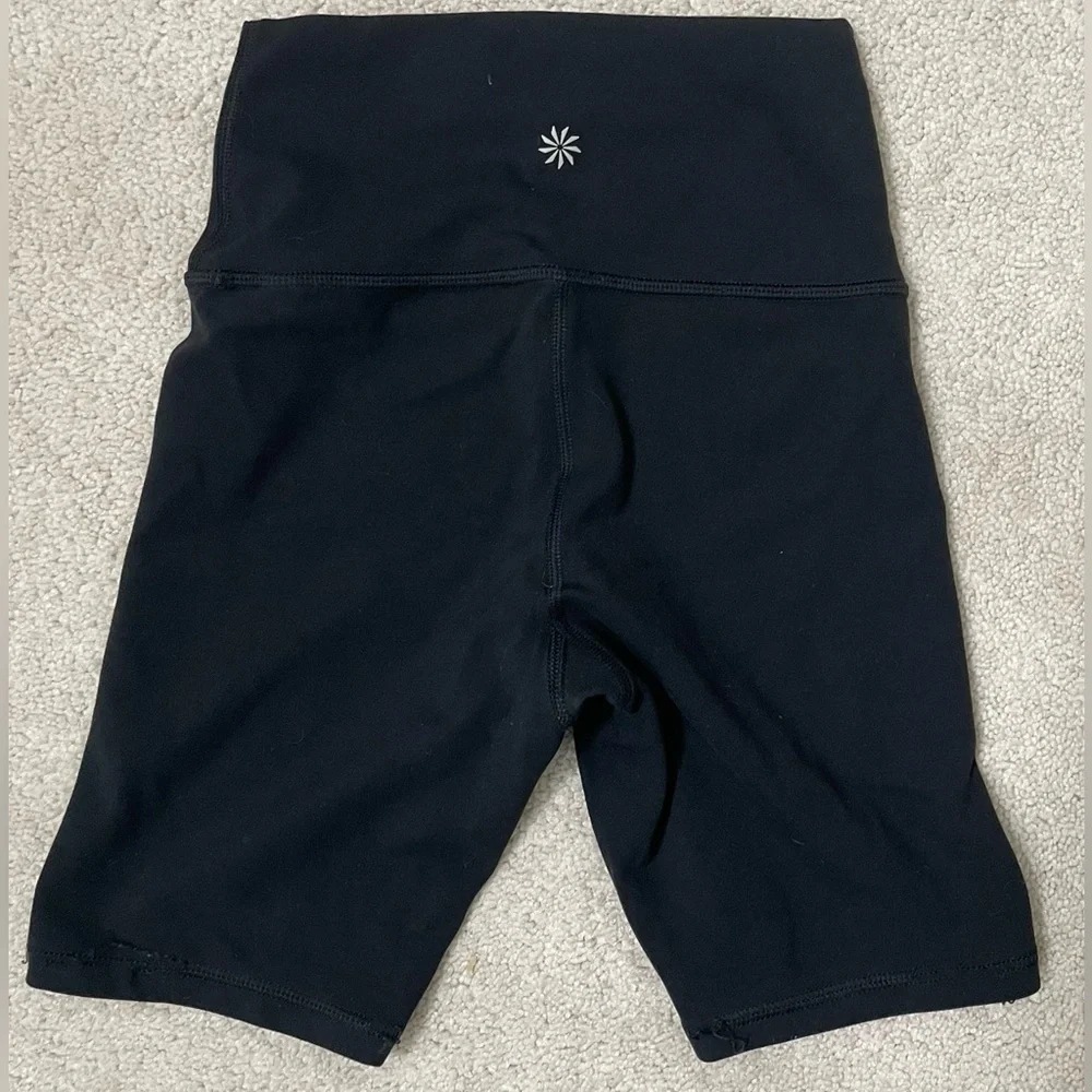 Athleta XXS High-Waisted TRANSCEND 7” Biker Shorts